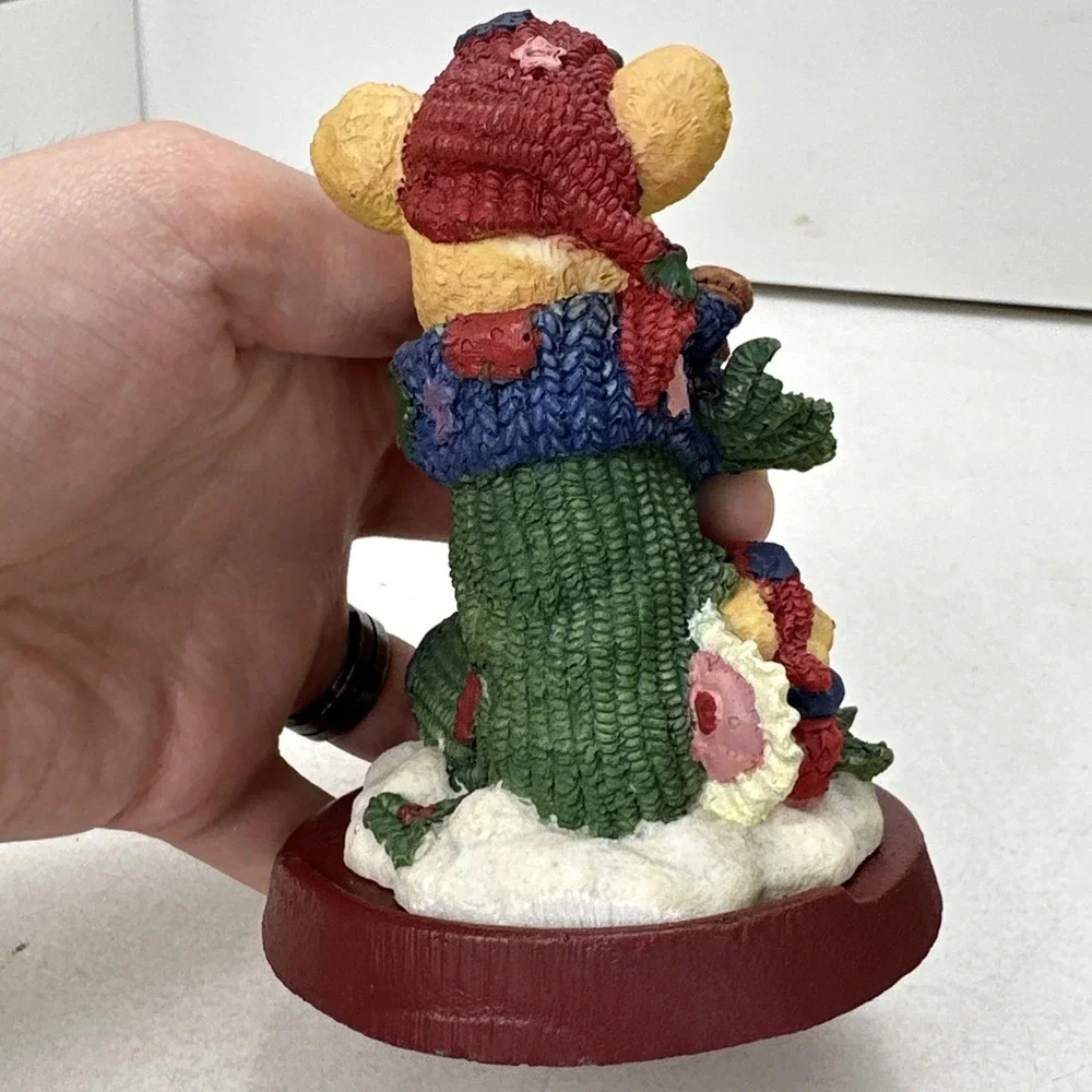 Vintage Holiday Time Christmas Collectible Stocking Holder Lot Mouse Sled Candy